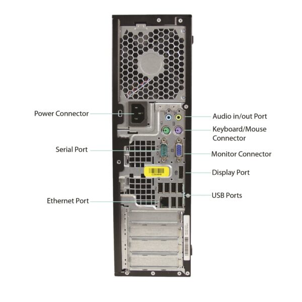 HP Compaq 6200 Pro Celeron G530 2,4 GHz 4Go – 250Go HDD + Ecran 20″ (2)